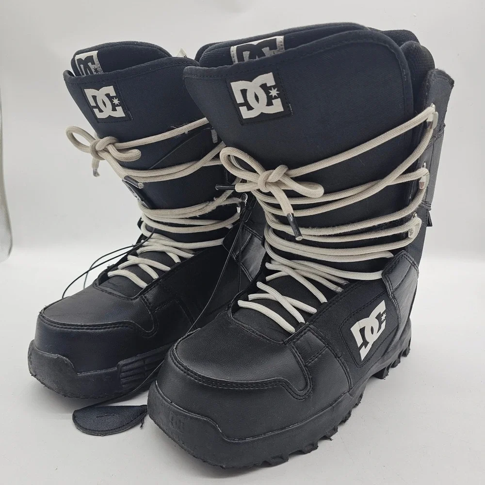DC Mens Snowboarding Boots Phase 2015 ADYO200018 Lace-Up Size 9.5 Black‎